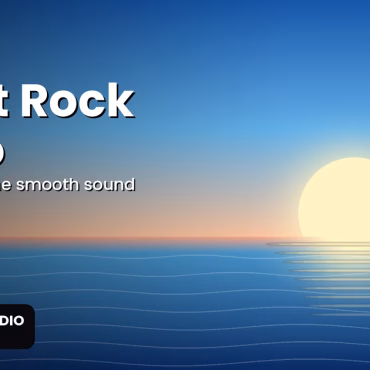Yacht Rock Radio graphic: sailboat on a sunset sea with the headline Yacht Rock Radio